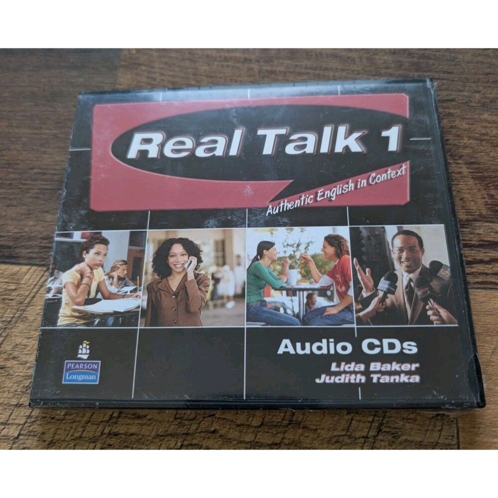 Real Talk 1 Authentic English in Context Audio CDs Baker Tanka New Sealed